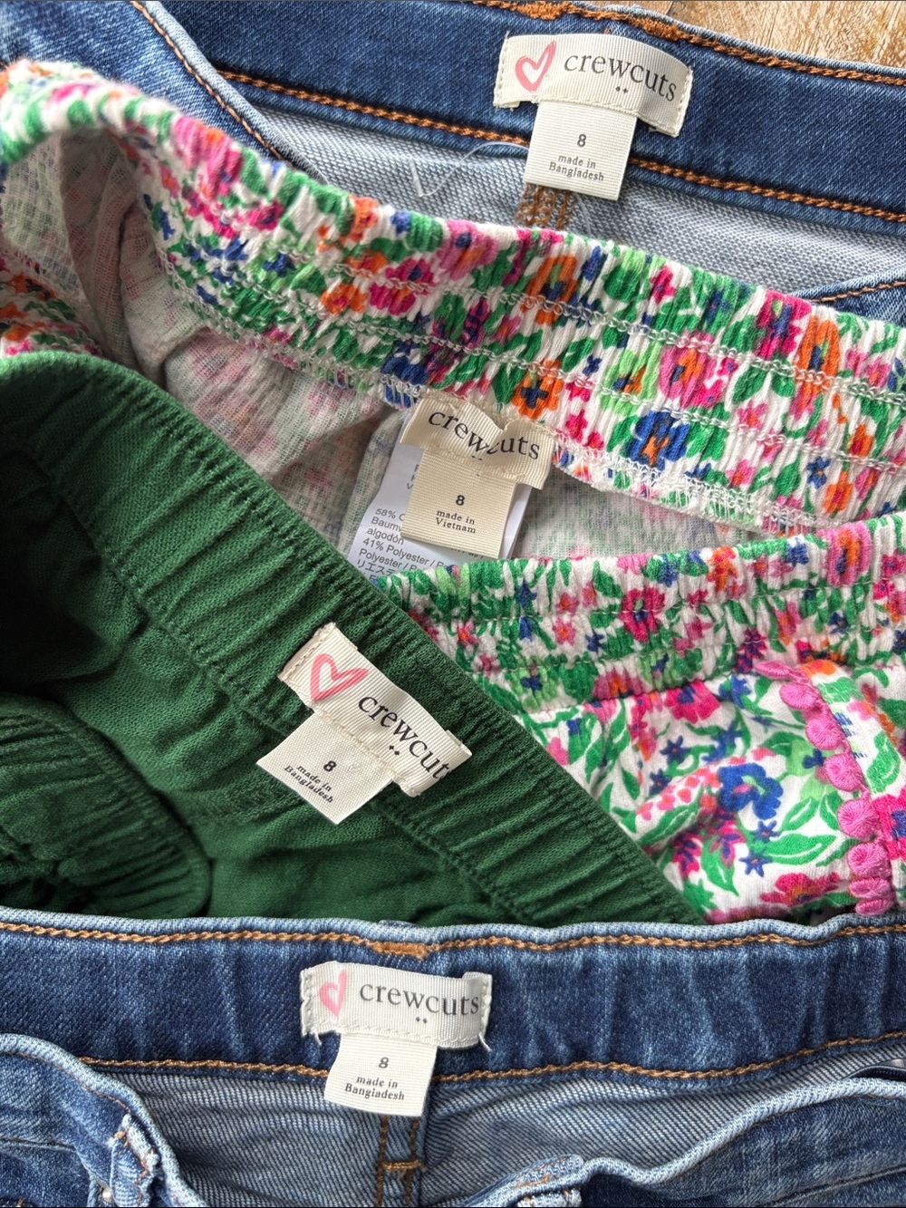 Crewcuts Girls' Shorts Set size 8 - Picture 2 of 9